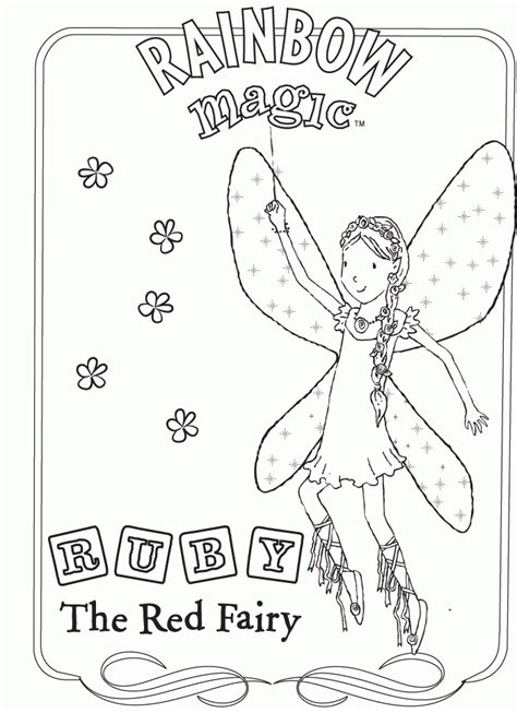 Showcase your artistic talent with rainbow magic fairies coloring pages